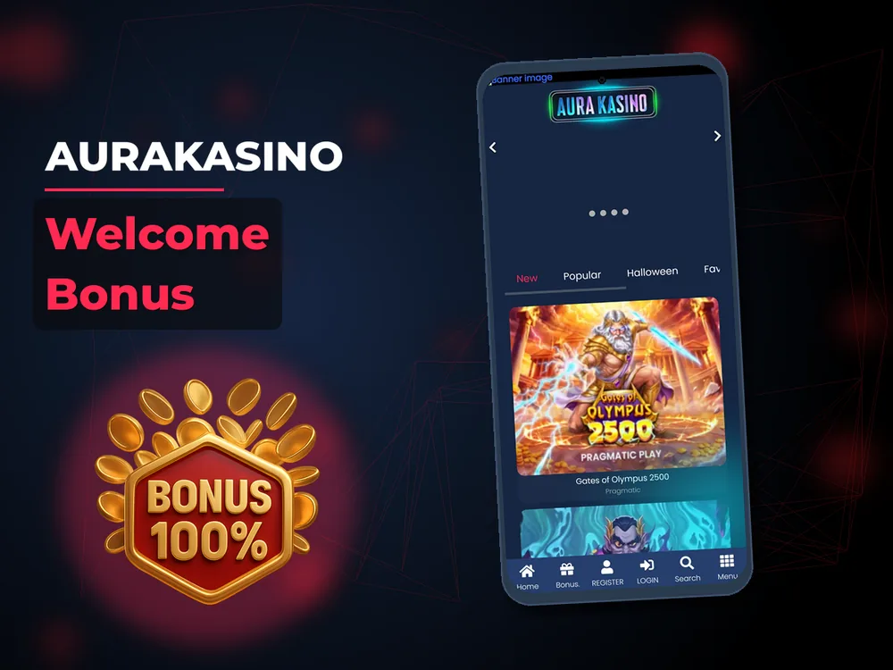 aurakasino - Welcome Bonus