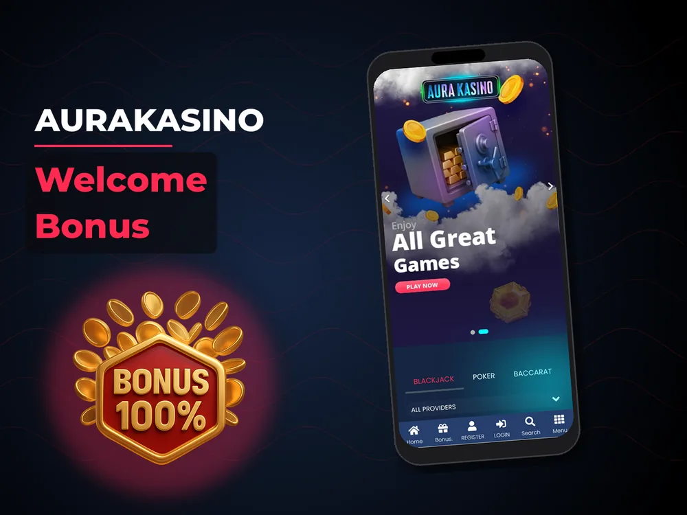 aurakasino - Welcome Bonus